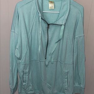 athletic throw over/hoodie.